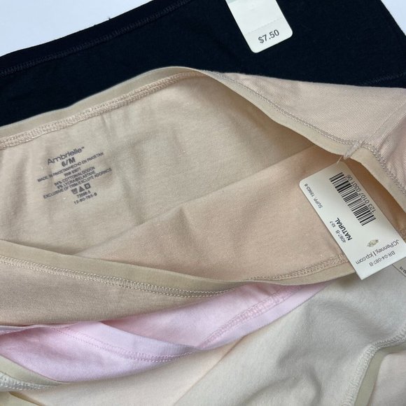 Ambrielle Hipster Panty Low-Cut Stretch 94%Cotton 6%Lycra Women 6 M NWT Lot of 4 - Picture 7 of 8